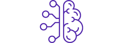 Purple brain icon