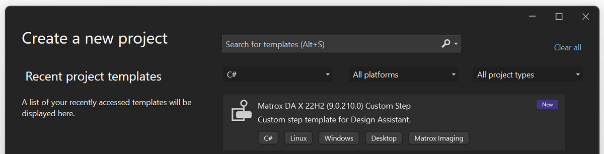 Matrox Design Assistant custom step SDK