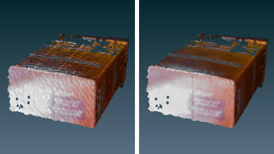 Point-cloud (meshed) filtering