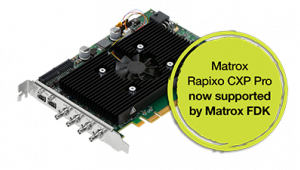 Matrox FDK for Rapixo CXP